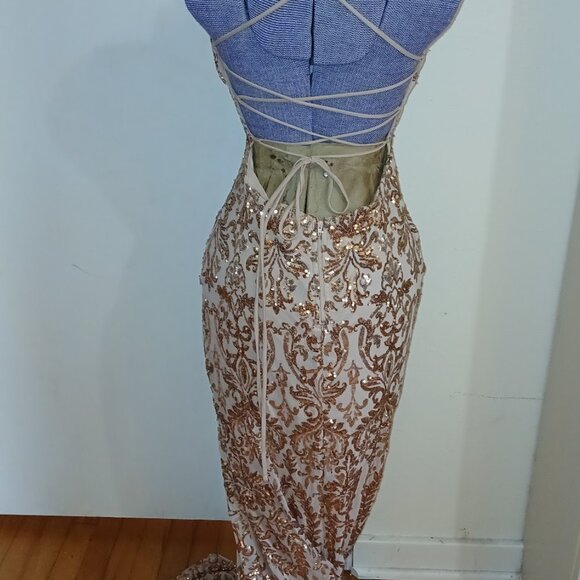 Sequin Sweetheart Neck Mermaid Prom/HOCO/Party Gown from Windsor Size - Picture 11 of 15